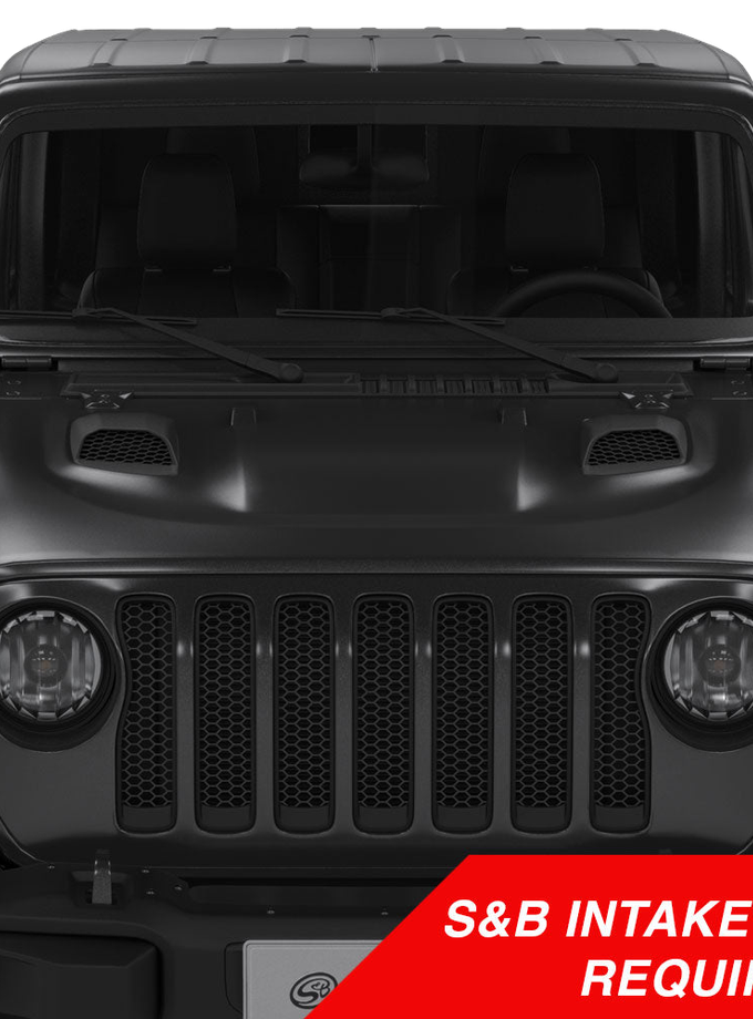 S&B Filters Air Hood Scoops For Jeep Wrangler Rubicon / Gladiator (S&B Intake Required) On Sale