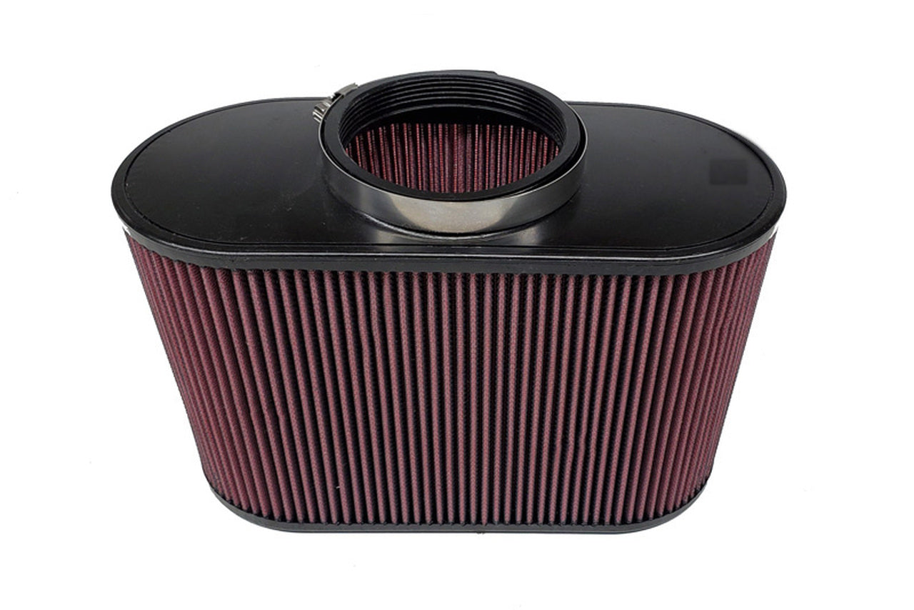 S&B Filters JLT Intake Replacement Filter 4" X 12" Oval (No Hole) Best Seller