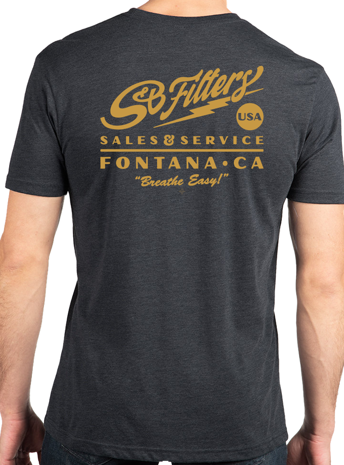 S&B Filters S&B Sales & Service Shirt - Black/Gold On Sale